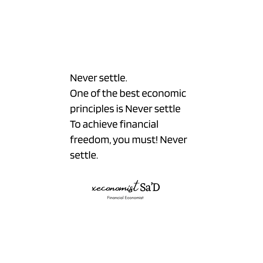 Don't Settle for Less: Reach for the Top.