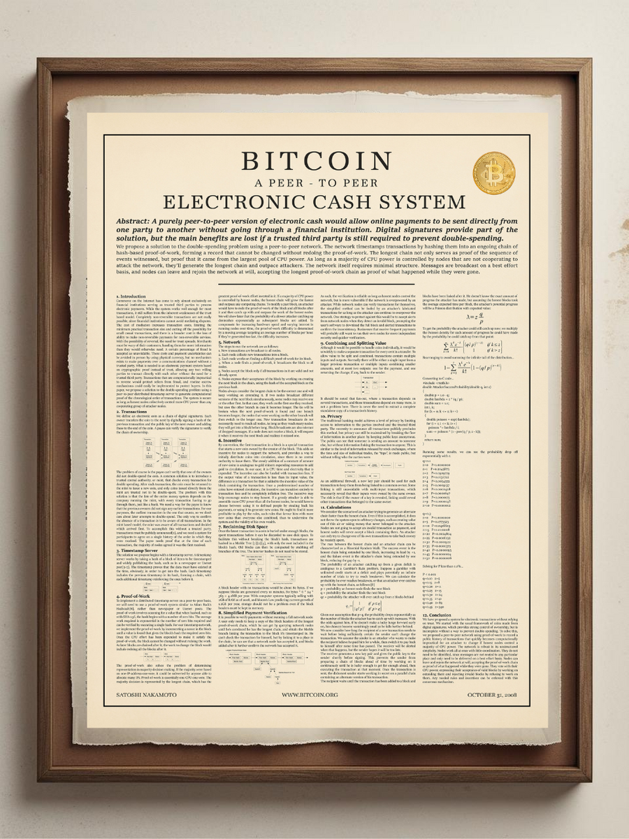 Bitcoin: A Peer-to-Peer Electronic Cash System