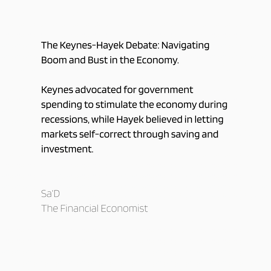 The Keynes-Hayek Debate: Navigating Boom and Bust in the Economy!